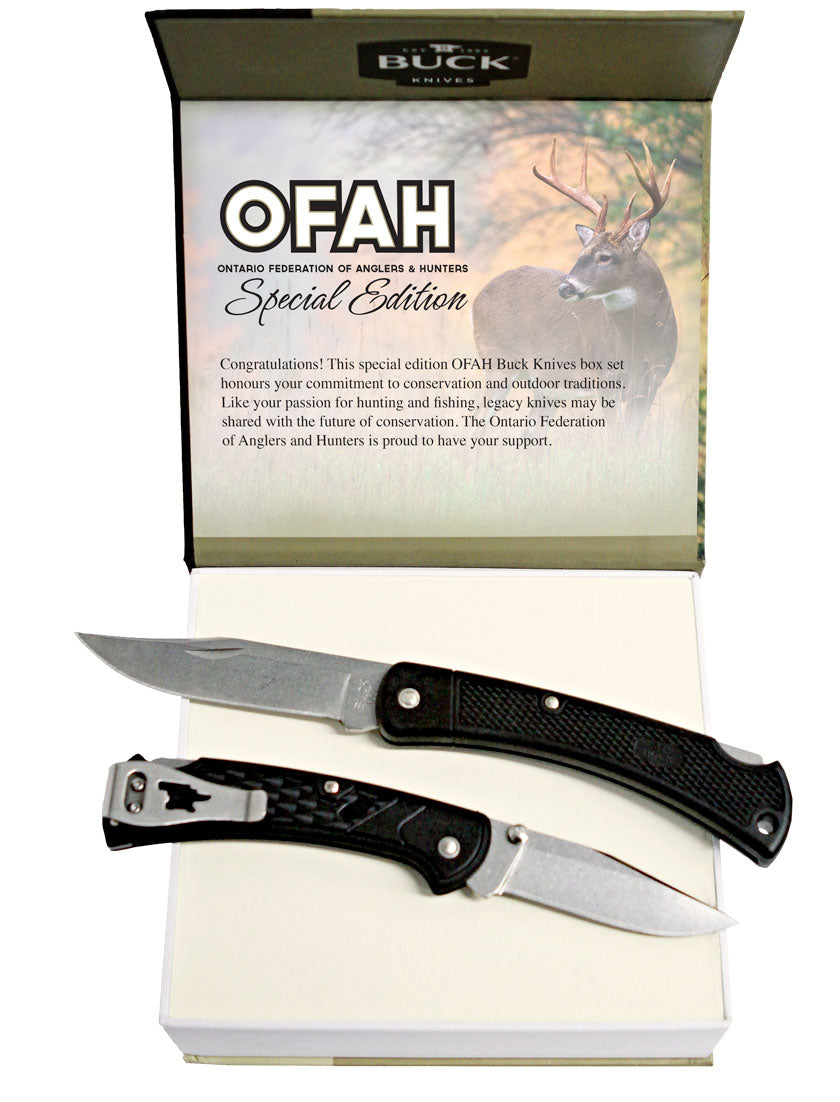 OFAH Special Edition Buck Knife set – OFAH ProShop