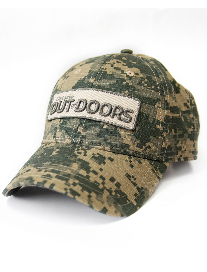 Premium OOD digital camo hat with patch